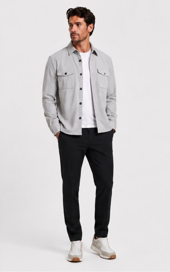 THE UOMO OVERSHIRT - GREY