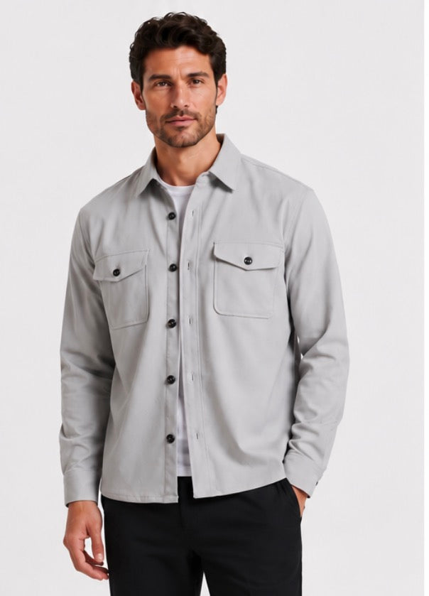 THE UOMO OVERSHIRT - GREY