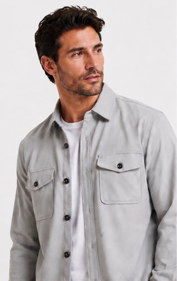 THE UOMO OVERSHIRT - GREY