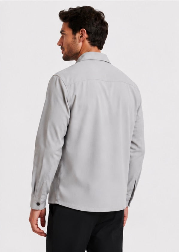 THE UOMO OVERSHIRT - GREY