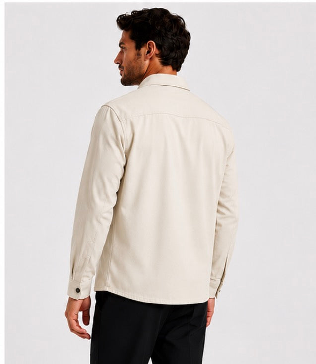 THE UOMO OVERSHIRT - LIGHT KHAKI