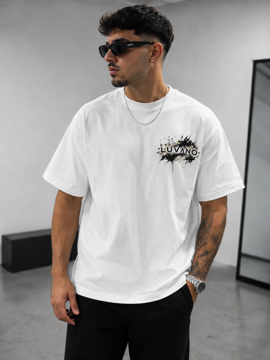 LUVANO Oversized Premium Tee