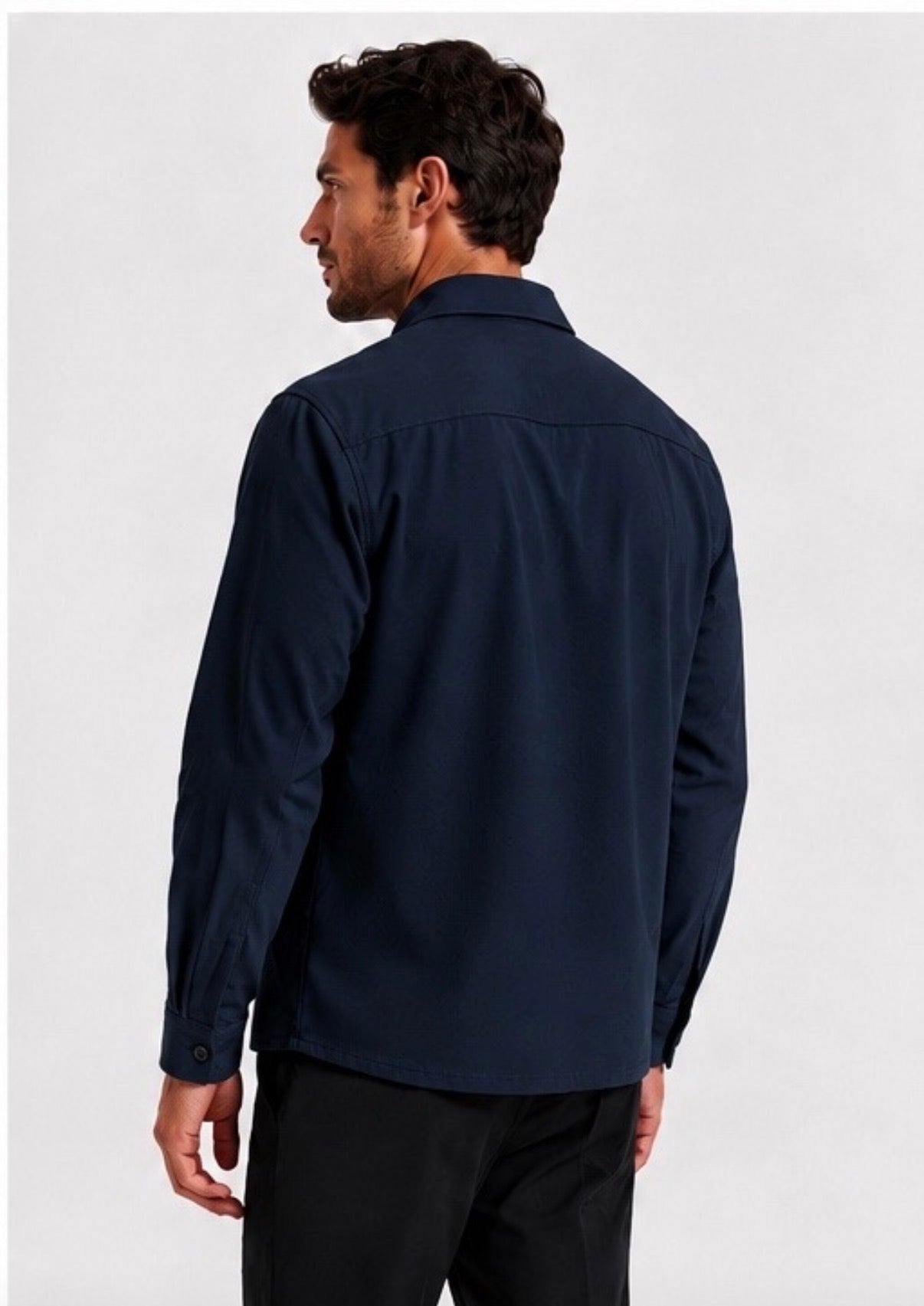 THE UOMO OVERSHIRT - NAVY BLUE