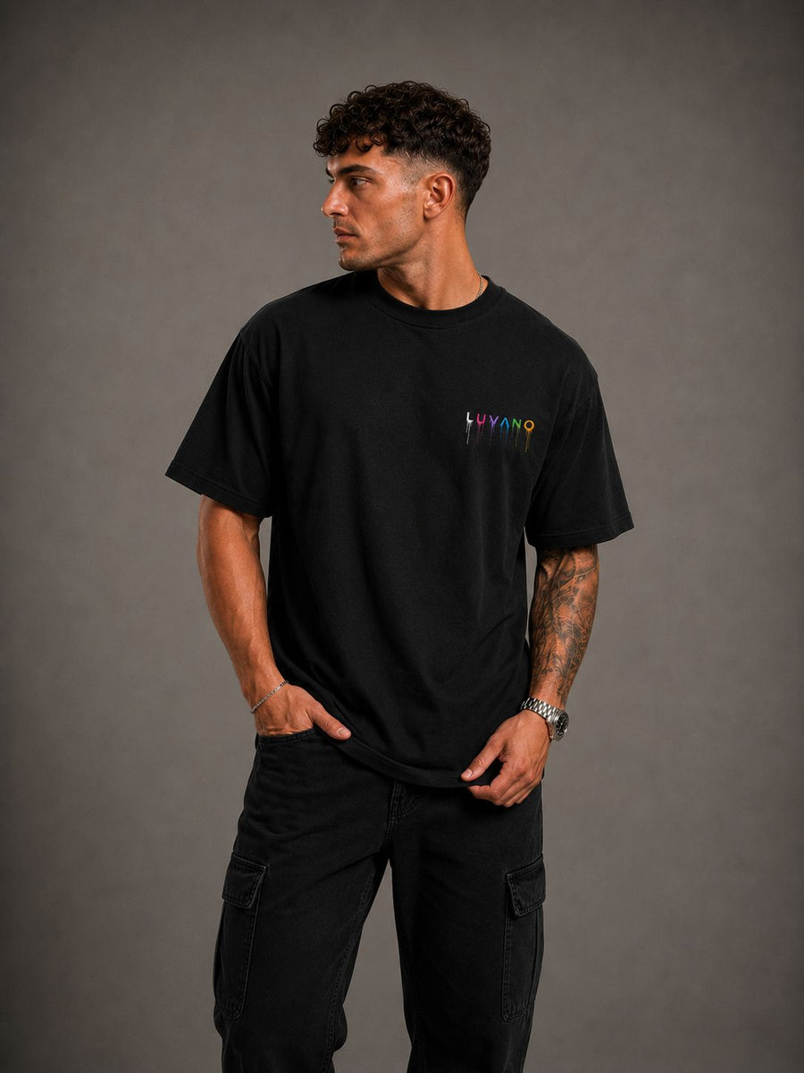 LUVANO OVERSIZED COLOURFUL TEE