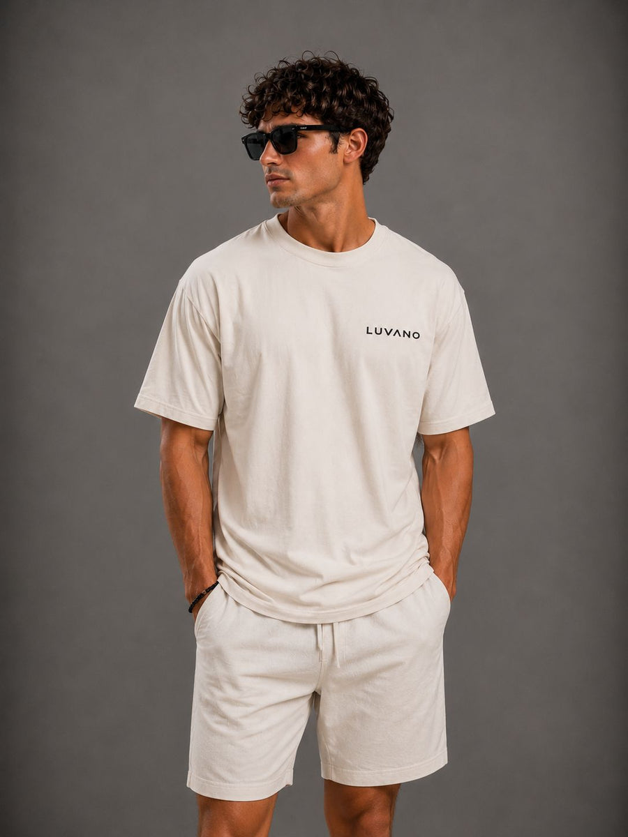 LUVANO OVERSIZED DIFFERENT TEE