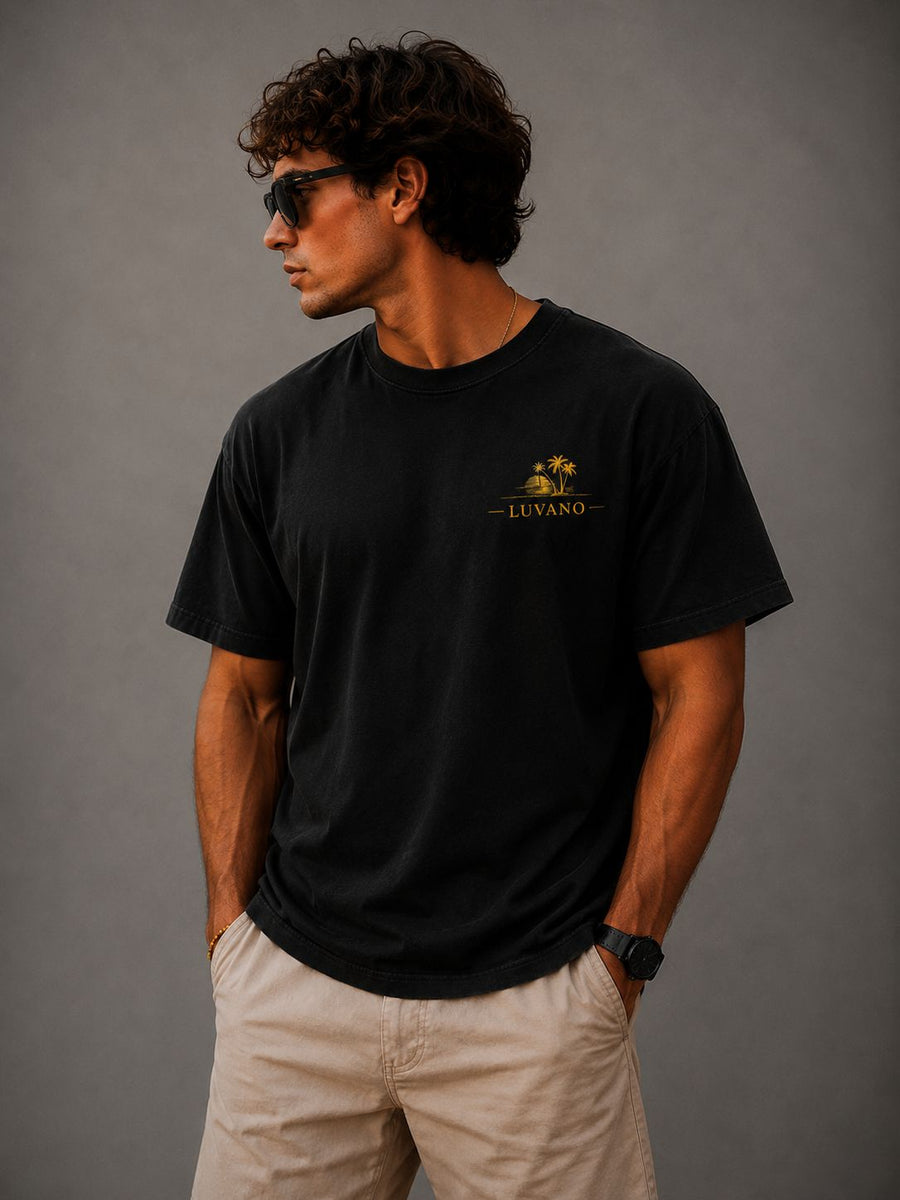 LUVANO OVERSIZED GOOD LIFE TEE
